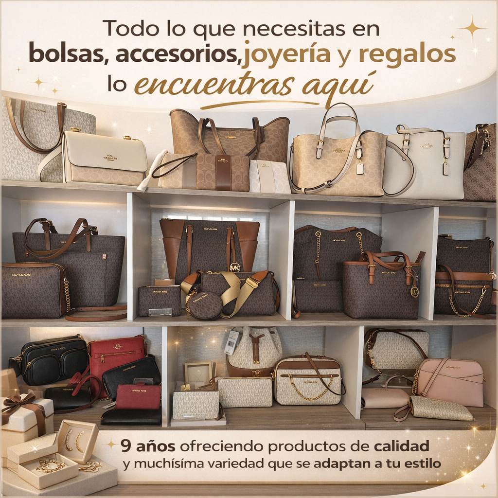 La mejor variedad de bolsas y accesorios